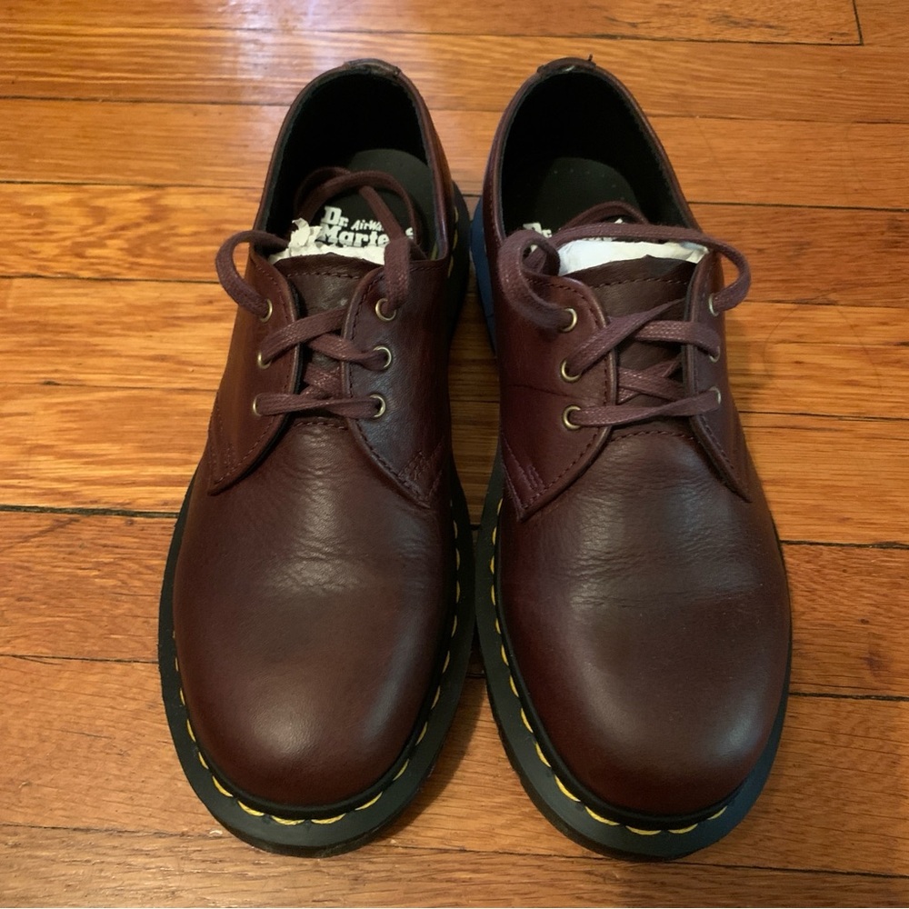dr martens brown oxfords 1461